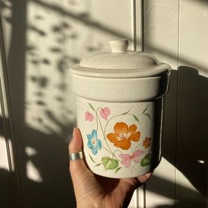 Treasure Craft floral canister set